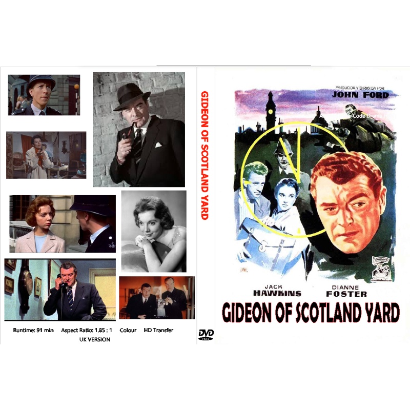 GIDEON OF SCOTLAND YARD (1958) Jack Hawkins Anna Massey