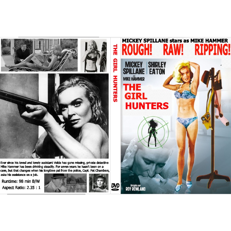 THE GIRL HUNTERS (1963) Mickey Spillane Shirley Eaton