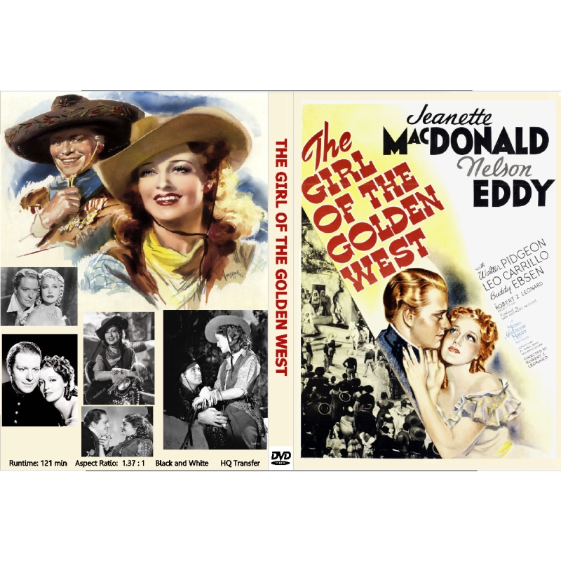 GIRL OF THE GOLDEN WEST (1938) Jeanette MacDonald Nelson Eddy Walter Pidgeon