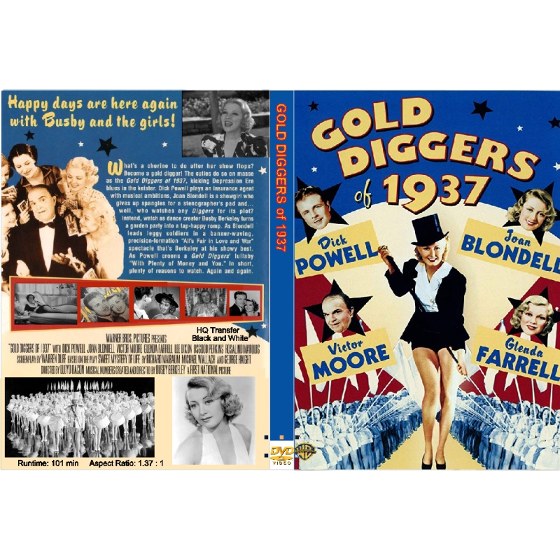 GOLD DIGGERS 0F 1937 (1937) Dick Powell Joan Blondell