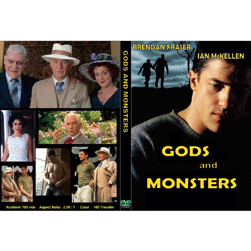 GODS AND MONSTERS (1998) Ian McKellen Brendon Fraser Lynn Redgrave