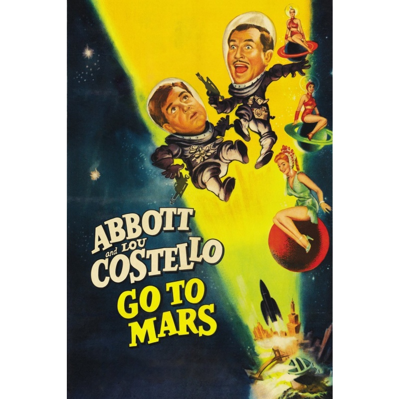 Abbott & Costello Go To Mars   1953  DVD