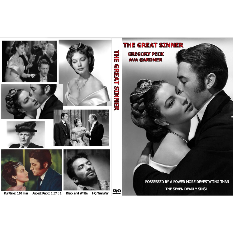 THE GREAT SINNER (1949) Gregory Peck Ava Gardner