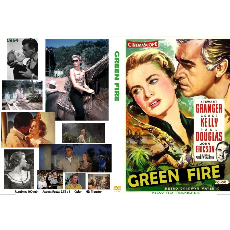 GREEN FIRE (1955) Grace Kelly Stewart Granger