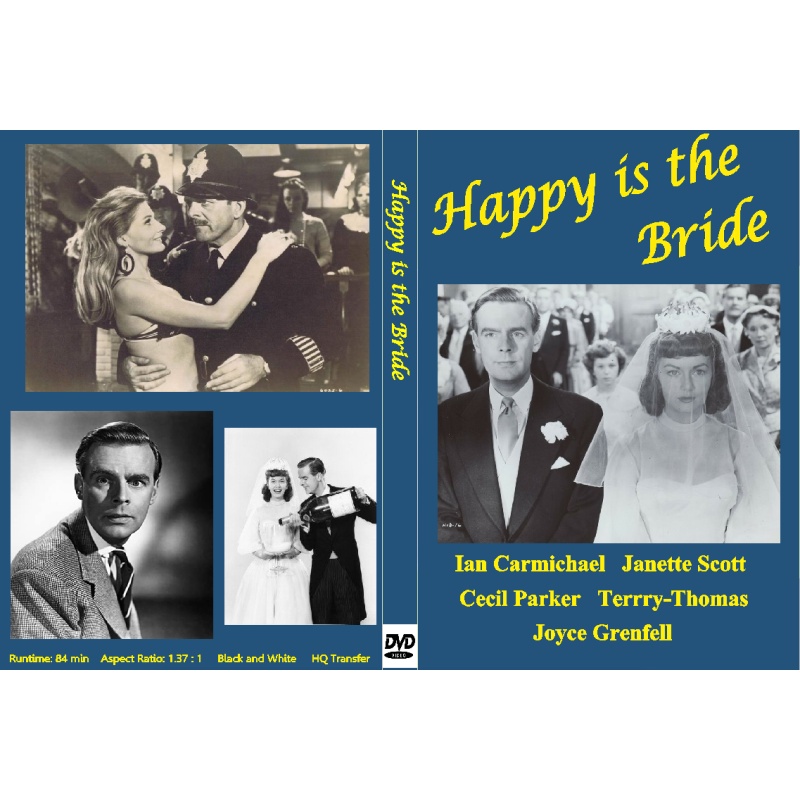 HAPPY IS THE BRIDE (1958) Ian Carmichael Janette Scott Terry-Thomas Cecil Parker