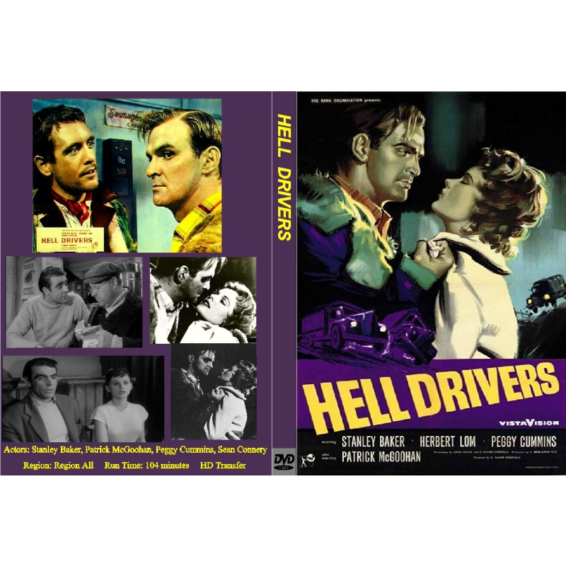 HELL DRIVERS (1957) Stanley Baker Sean Connery Herbert Lom William Hartnell Patrick McGoohan