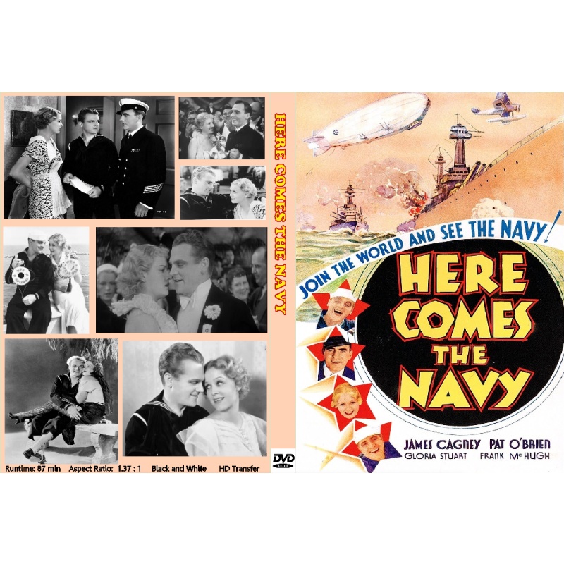 HERE COMES THE NAVY (1934) James Cagney Pat O'Brien