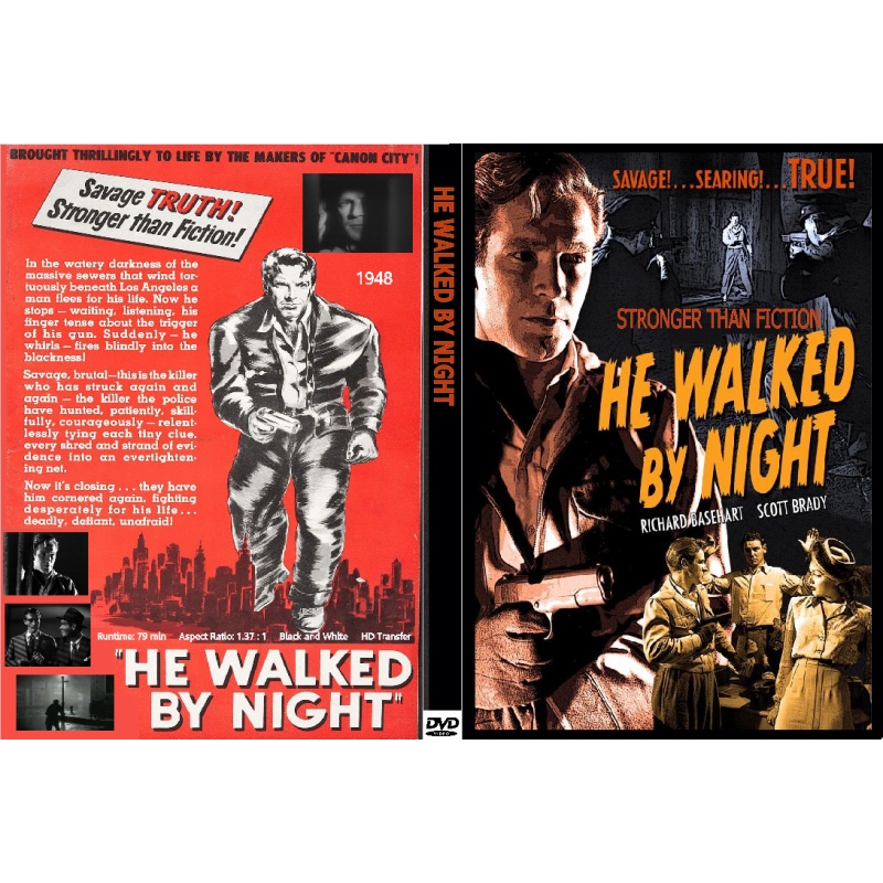 HE WALKED BY NIGHT (1948) Richard Basehart Jack Webb