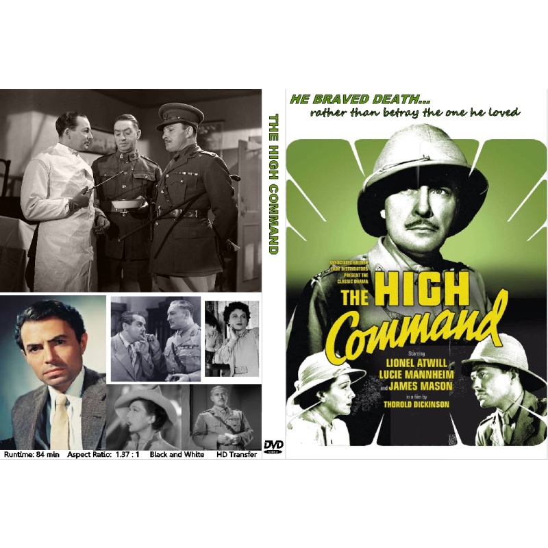 HIGH COMMAND (1937) Lionel Atwill James Mason