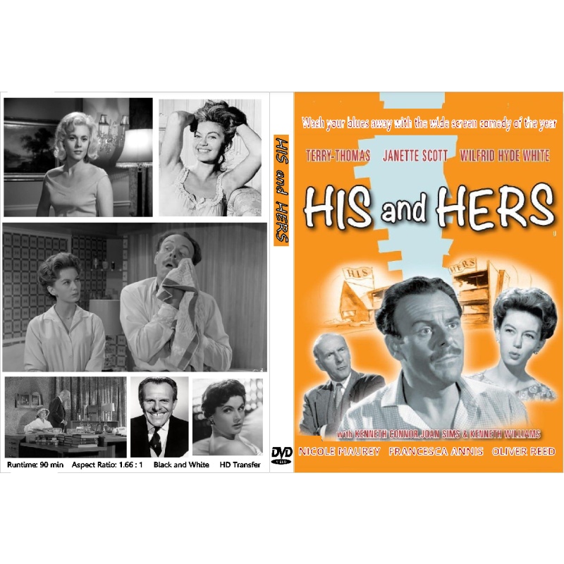 HIS AND HERS (1960) Terry-Thomas Oliver Reed Francesca Annis Kenneth Williams Joan Sims Joan Hickson