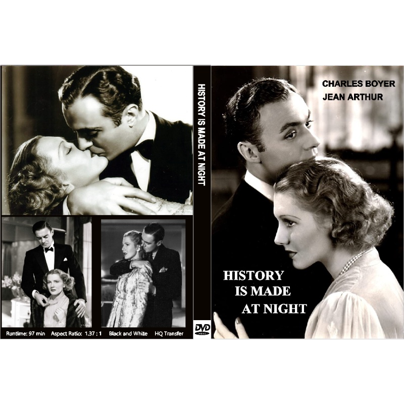 HISTORY IS MADE AT NIGHT (1937) Charles Boyer Jean Arthur