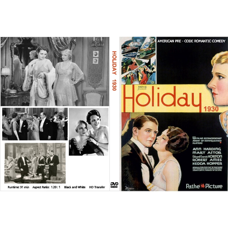 HOLIDAY (1930) Mary Astor Hedda Hopper Robert Ames