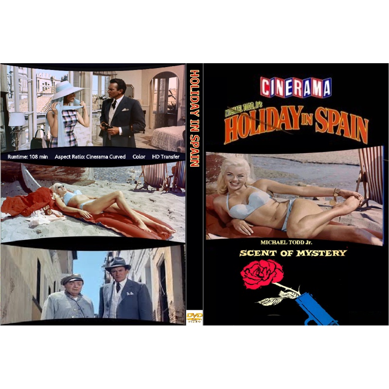 HOLIDAY IN SPAIN aka SCENT OF MYSTERY (1960) Peter Lorre Denholm Elliott Leo McKern (IN CINERAMA FORMAT)