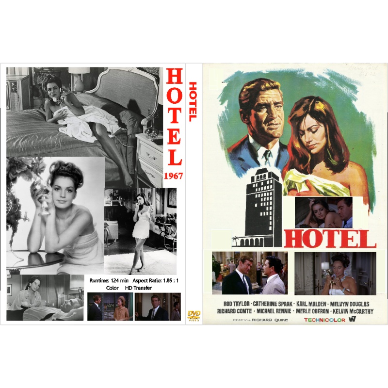 HOTEL (1967) Rod Taylor Catherine Spaak Karl Malden Merle Oberon Melvyn Douglas Richard Conte