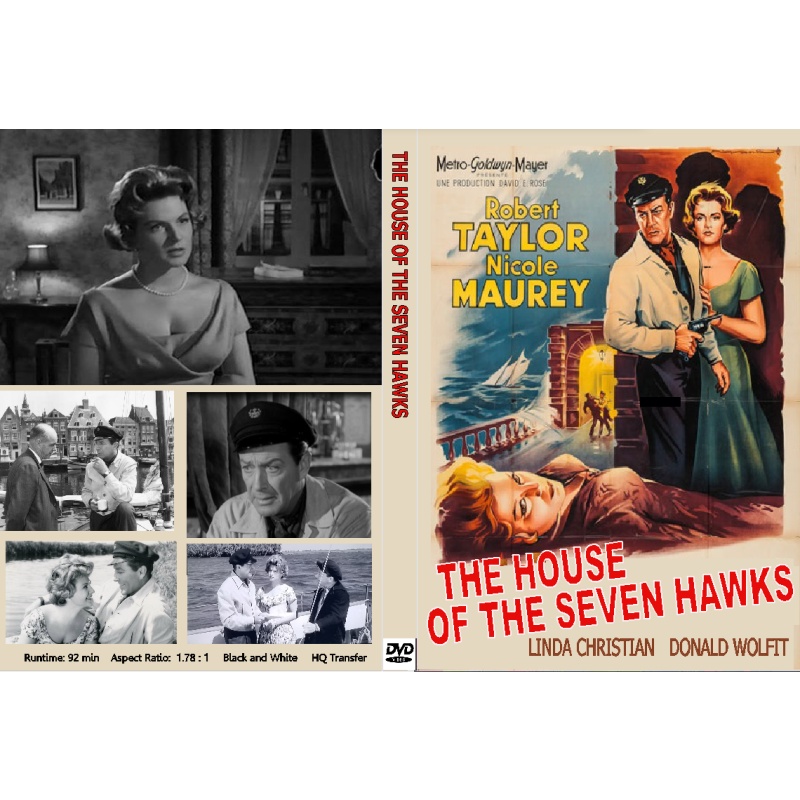 THE HOUSE OF SEVEN HAWKS (1959) Robert Taylor Nicole Maurey