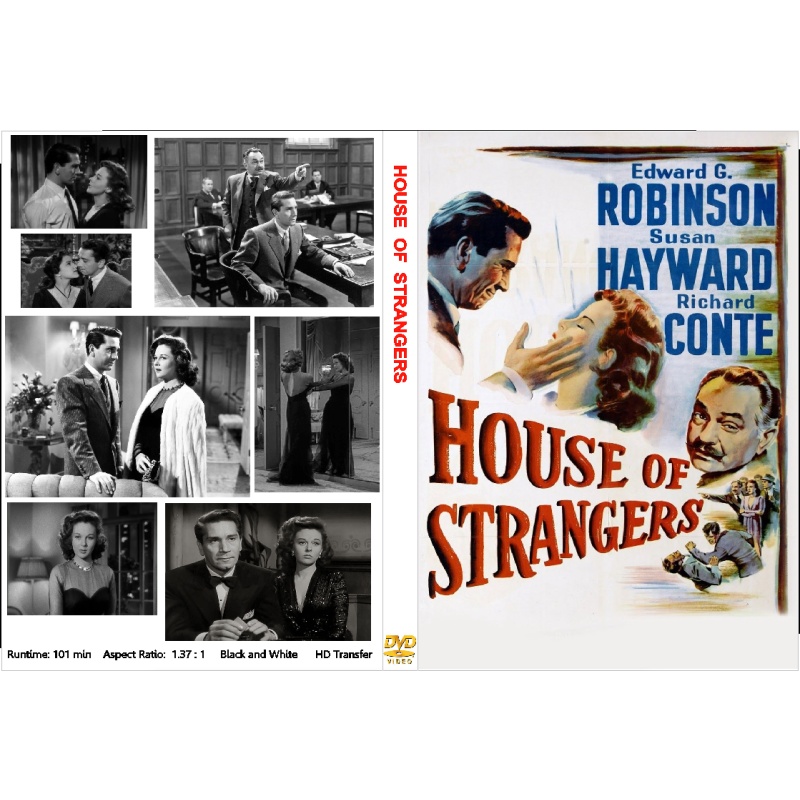 THE HOUSE OF STRANGERS (1949) Edward G. Robinson Richard Conte Susan Hayward