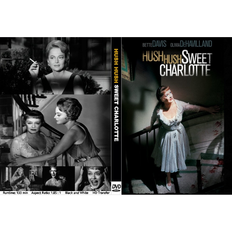 HUSH HUSH SWEEET CHARLOTTE (1964) DVD Bette Davis Olivia de Havilland Joseph Cotten