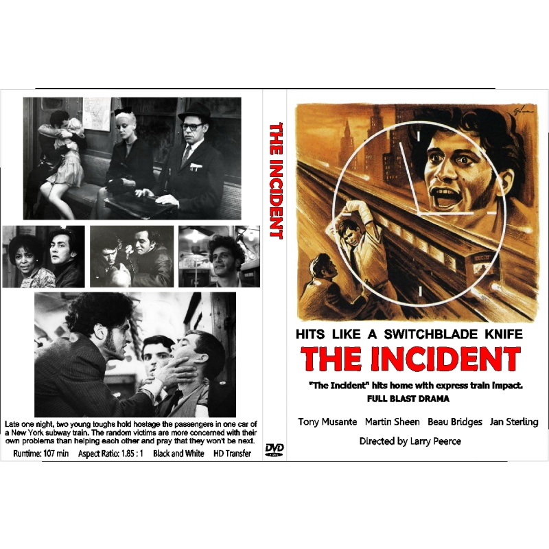 THE INCIDENT (1967) Martin Sheen Beau Bridges Donna Mills