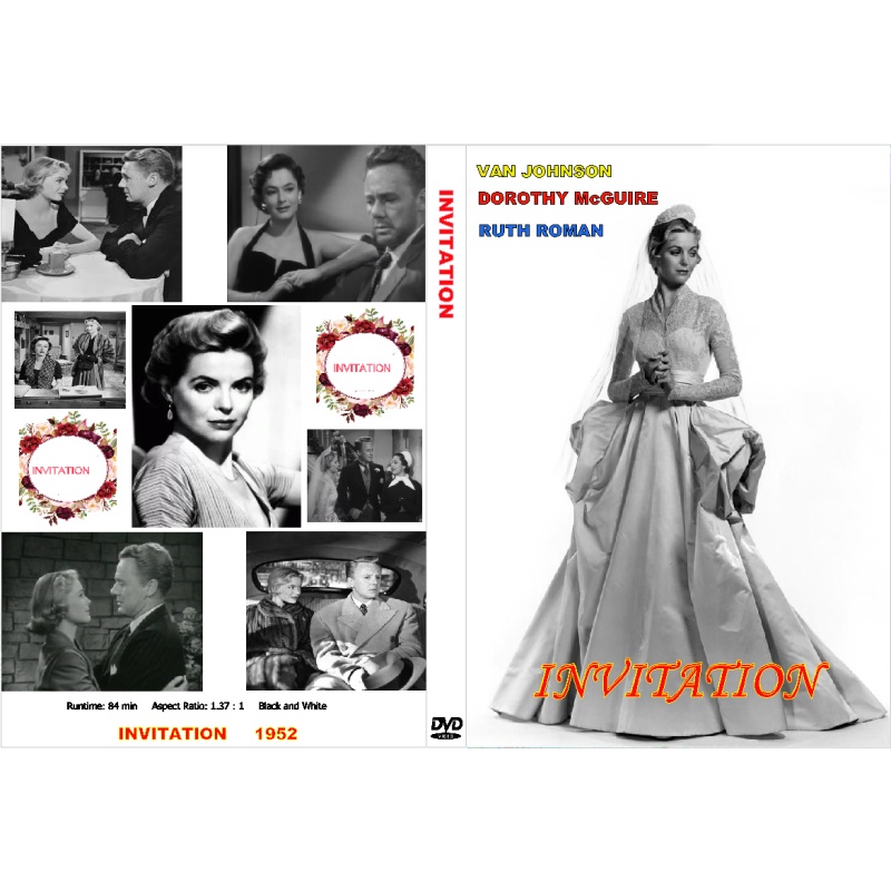 INVITATION (1952) Dorothy McGuire Van Johnson Roth Roman Louis Calhern