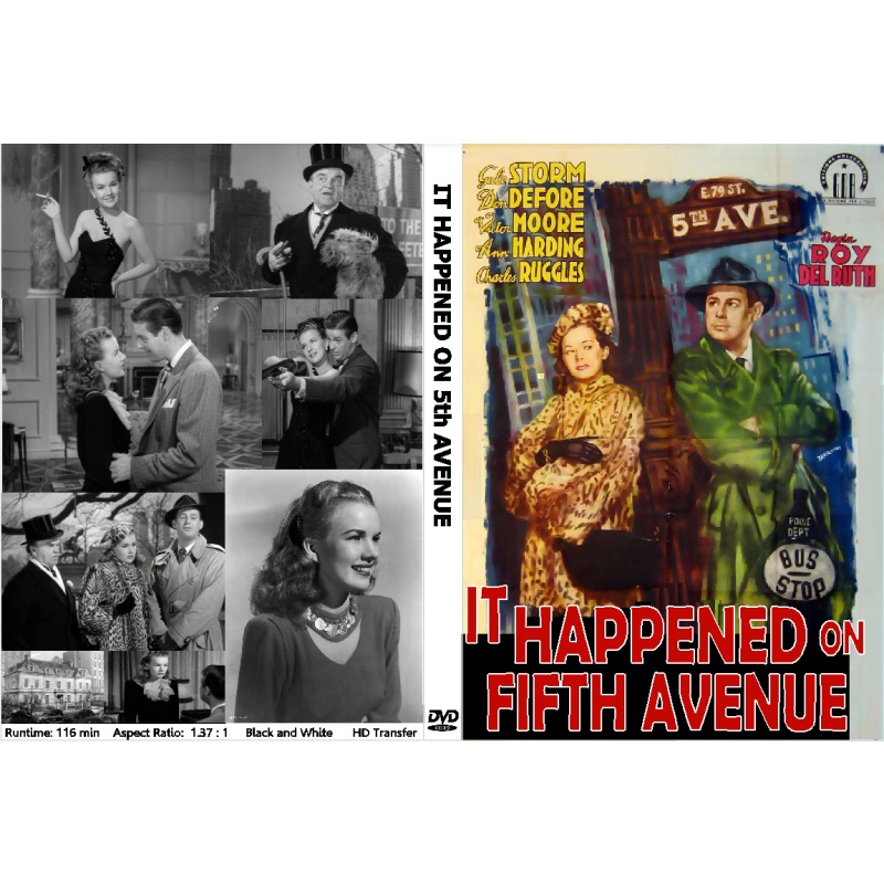 IT HAPPENED ON FIFTH AVENUE (1947) Don DeFore Gale Storm