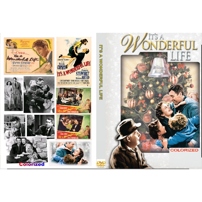 IT'S  A WONDERFUL LIFE (1946) James Stewart  (Colorized Version)