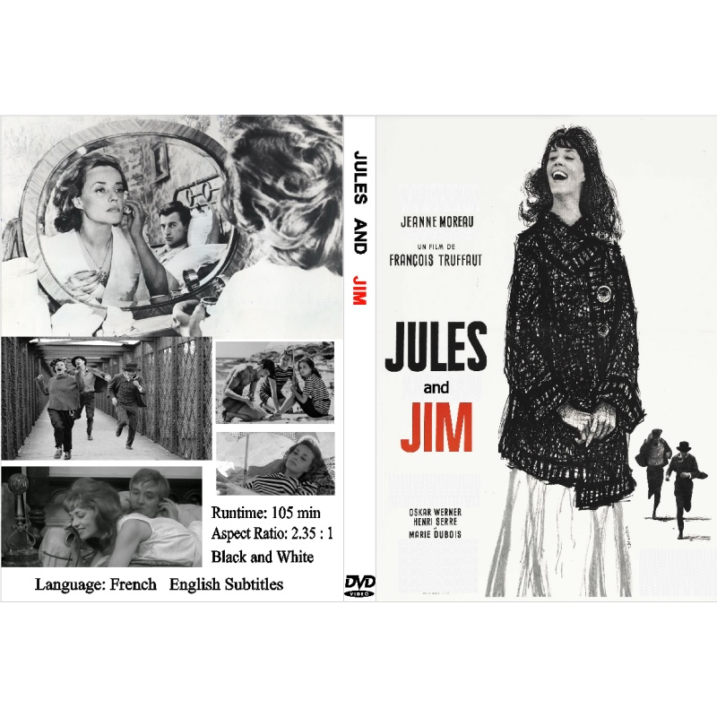 JULES AND JIM (1962) Jeanne Moreau Oskar Werner