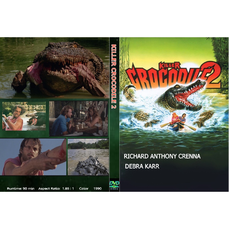 KILLER CROCODILE 2 (1990)  Richard Anthony Crenna Debra Karr