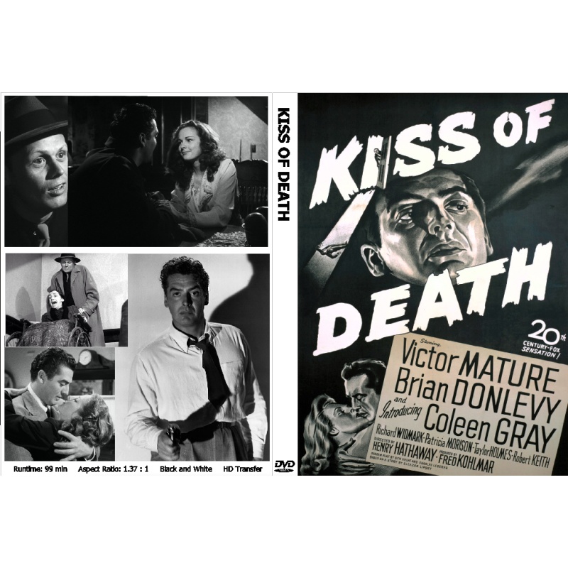 KISS OF DEATH (1947) Richard Widmark Victor Mature