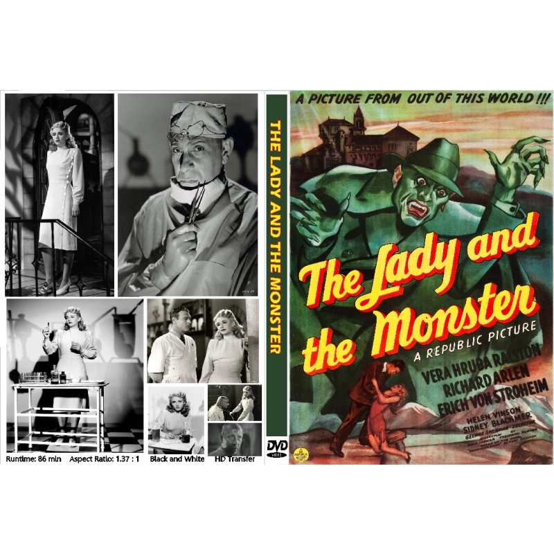 THE LADY AND THE MONSTER (1944) Erich von Stroheim Vera Ralston