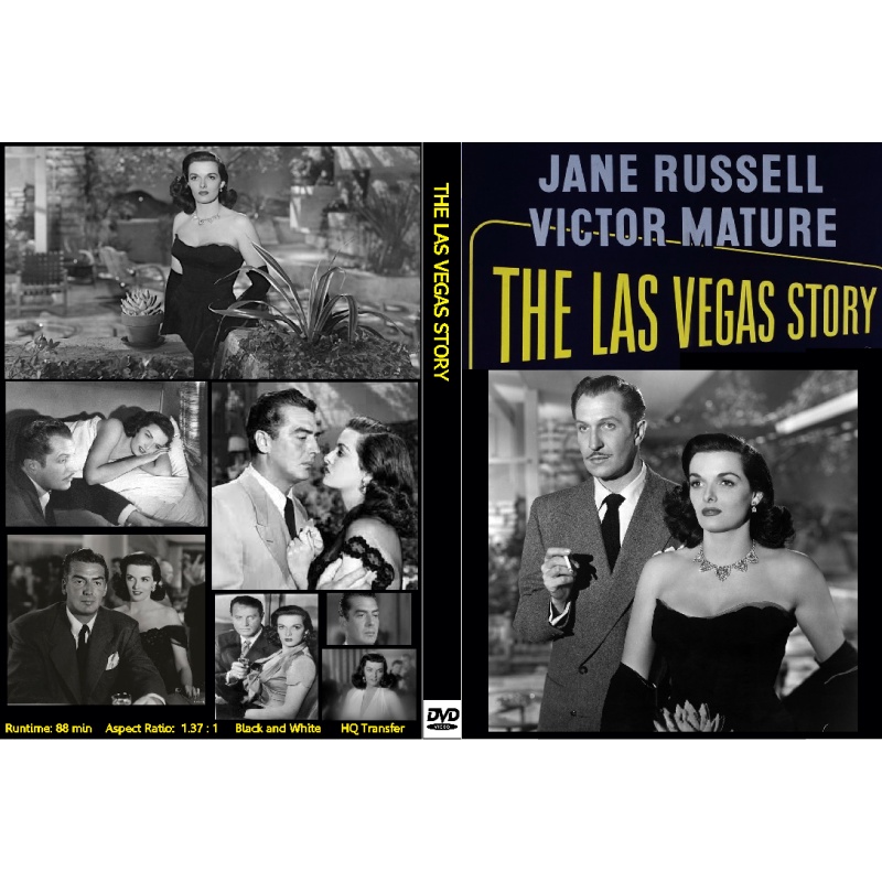 THE LAS VEGAS STORY (1952) Victor Mature Vincent Price Jane Russell