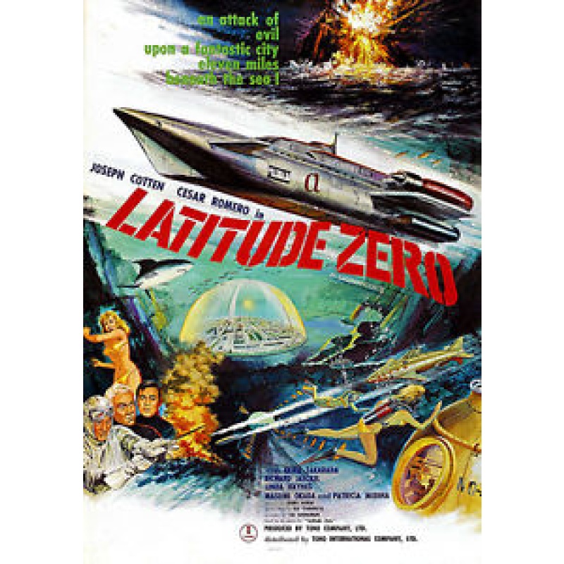 Latitude Zero   1969  DVD