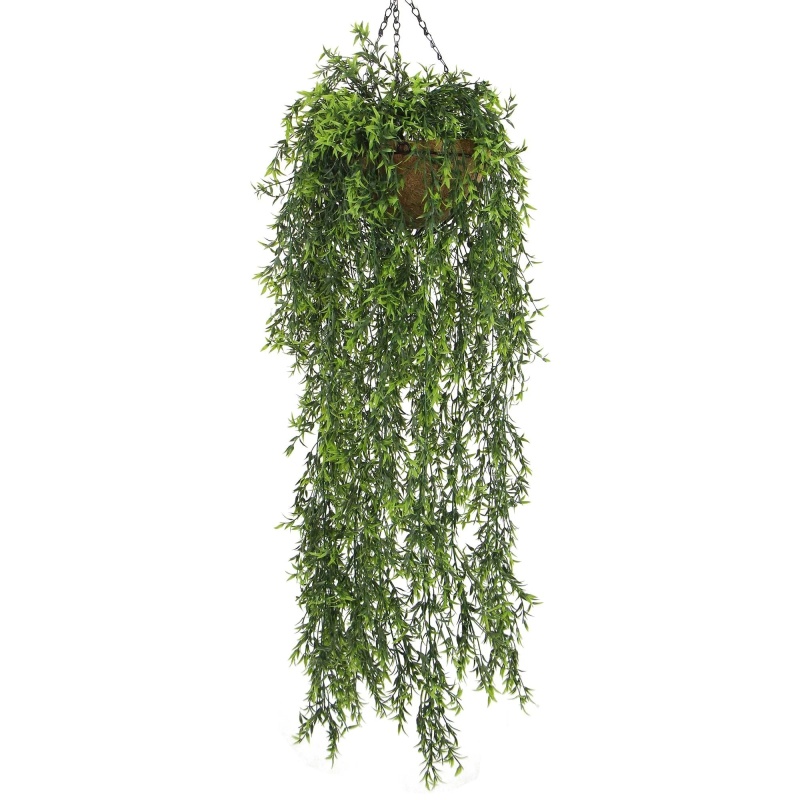 Enhance aesthetics of your space with artificial hanging plants