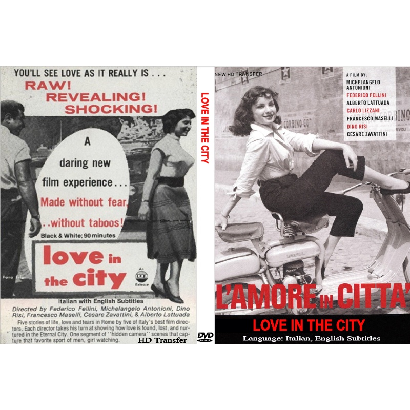 LOVE IN THE CITY (1953) (Italian: L'amore in città) is a 1953 Italian anthology film composed of six segments, each with its own director.