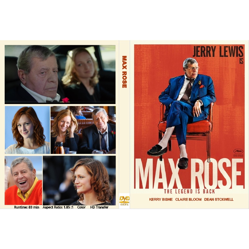 MAX ROSE (2013) DVD Jerry Lewis, Kerry Bishé, Kevin Pollak, Dean Stockwell