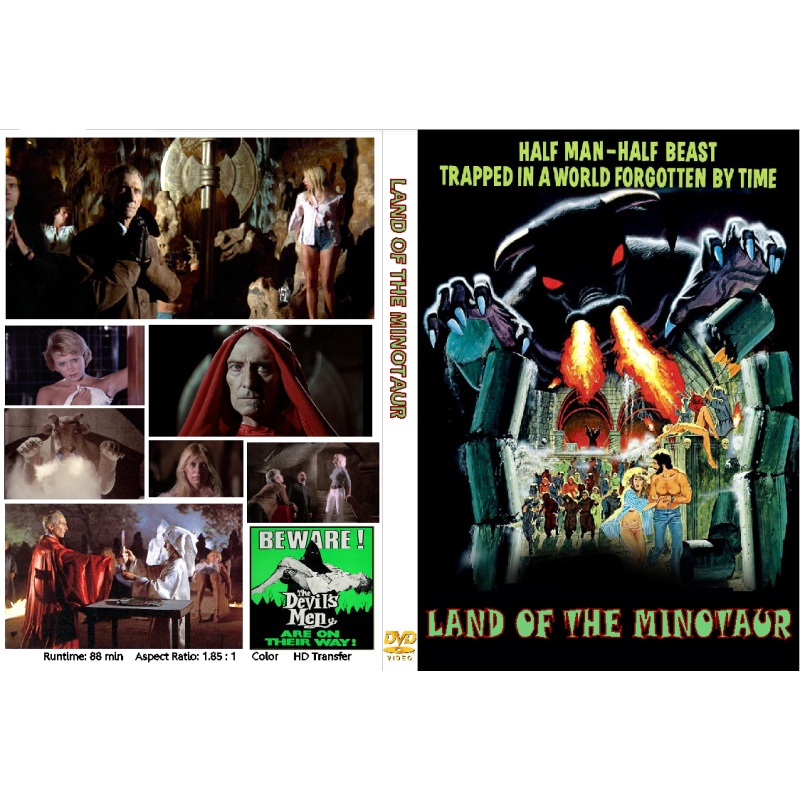 LAND OF THE MINOTAUR aka THE DEVIL'S MEN (1976) Donald Pleasance Peter Cushing