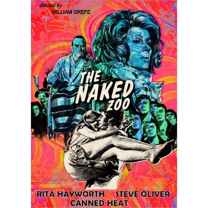 NAKED ZOO (1970) Rita Hayworth Canned Heat