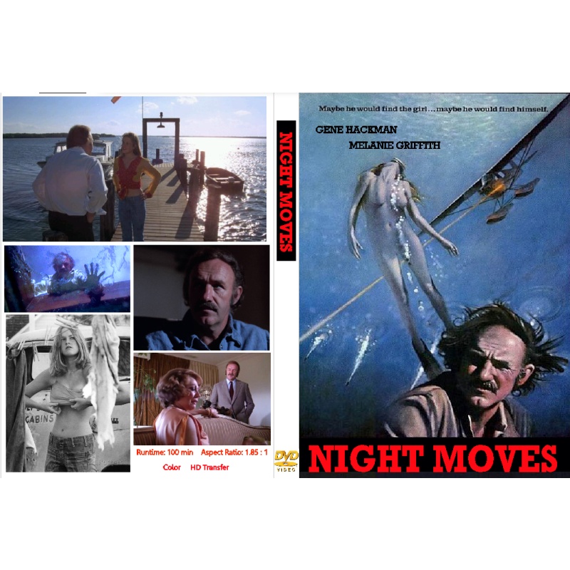 NIGHT MOVES (1975) Gene Hackman Melanie Griffith Susan George  American neo-noir film directed by Arthur Penn