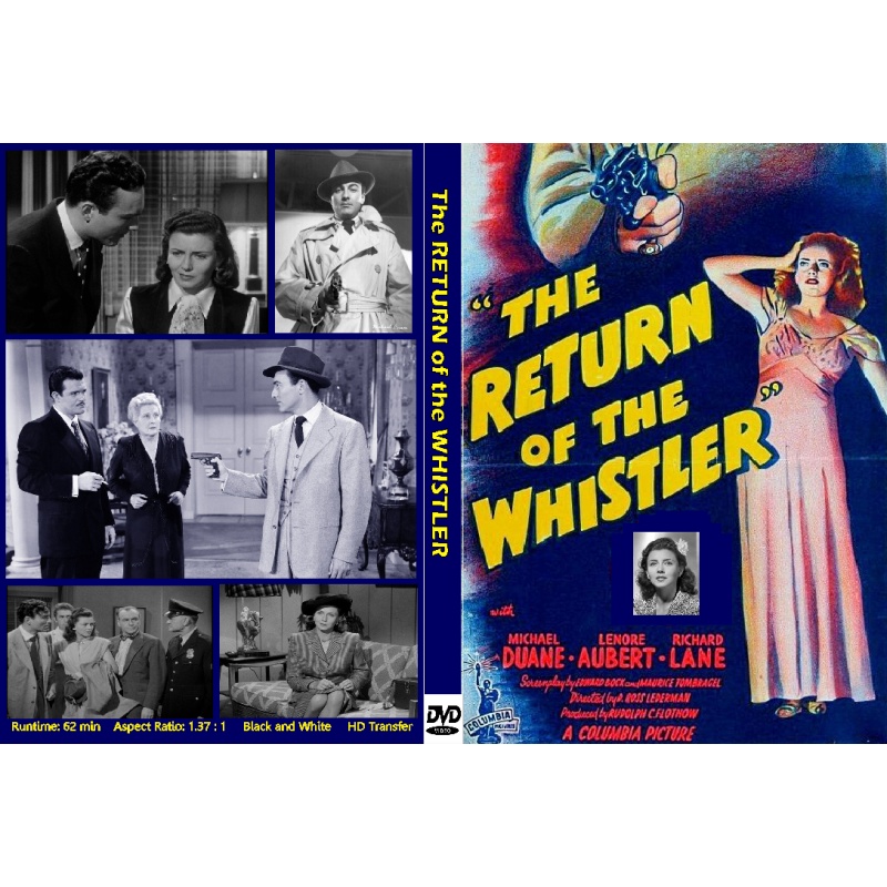 THE RETURN OF THE WHISTLER (1948) DVD Richard Dix