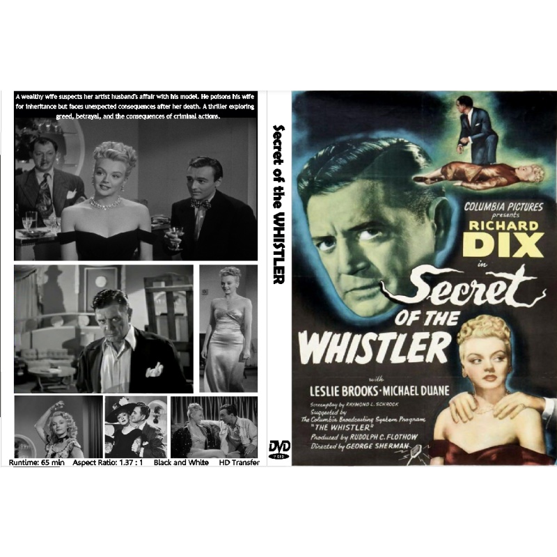 SECRET OF THE WHISTLER (1946) DVD Richard Dix