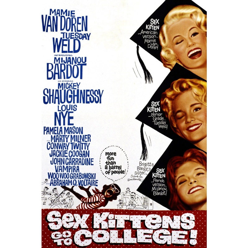 Sex Kittens Go To College   1960  DVD