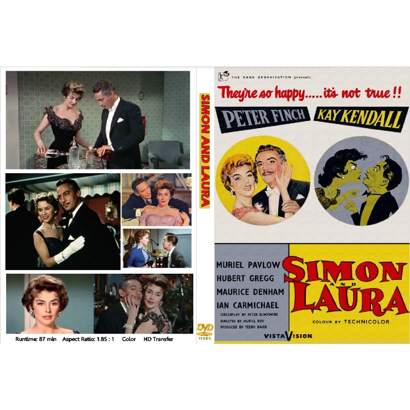 SIMON AND LAURA (1955) Peter Finch Kay Kendall