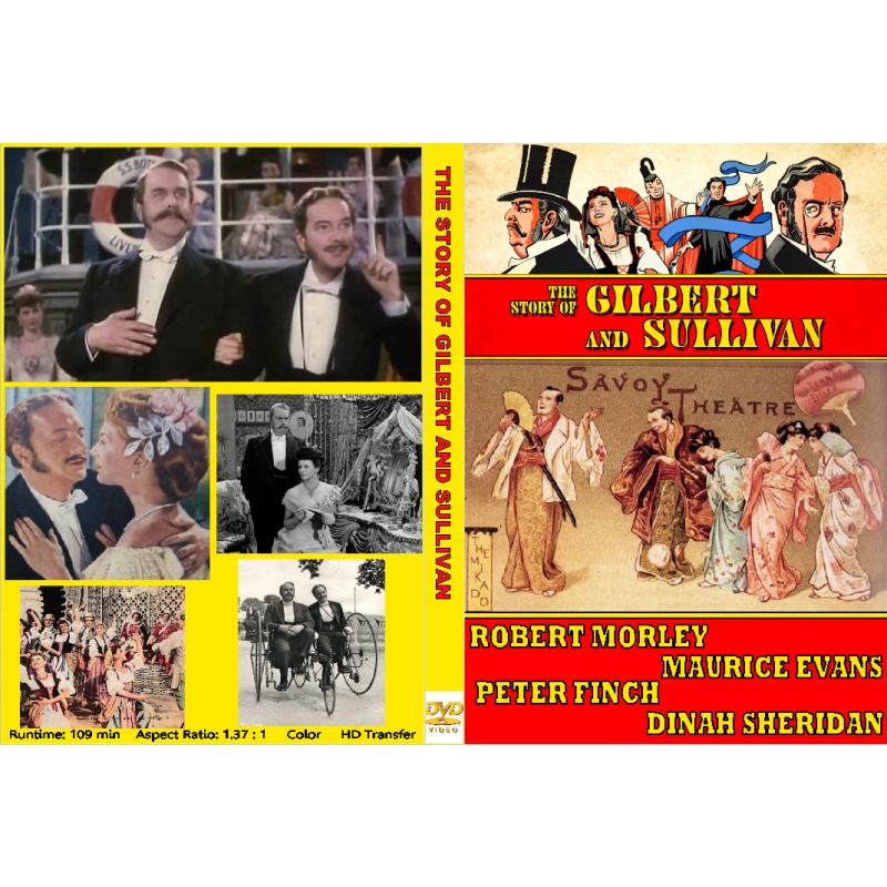 THE STORY OF GILBERT AND SULLIVAN Robert Morley Peter Finch