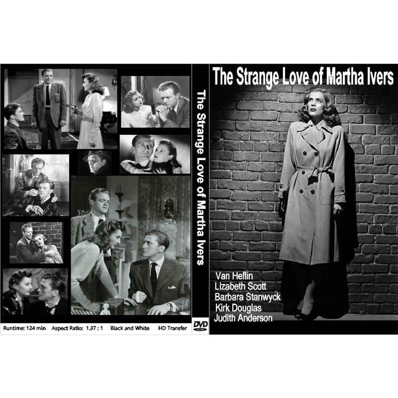 THE STRANGE LOVE OF MARTHA IVERS (1946) Film-Noir Barbara Stanwyck Van Heflin Kirk Douglas