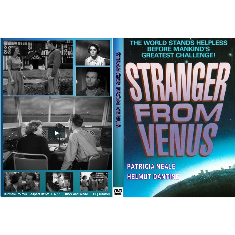 STRANGER FROM VENUS (1954) DVD Patricia Neal Helmut Dantine