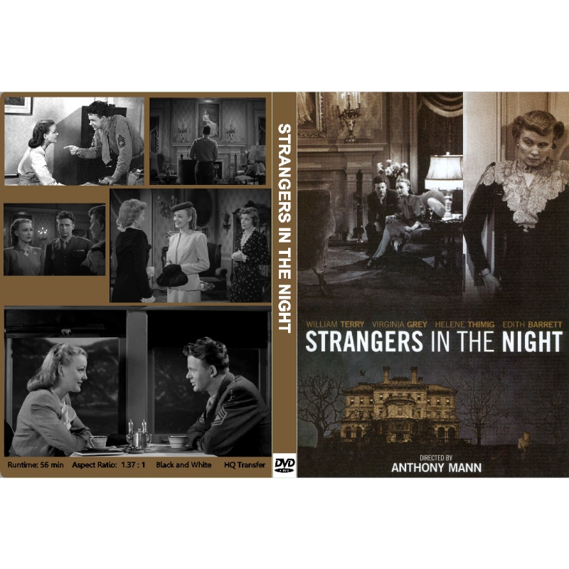 STRANGERS IN THE NIGHT (1944) DVD William Terry Virginia Grey