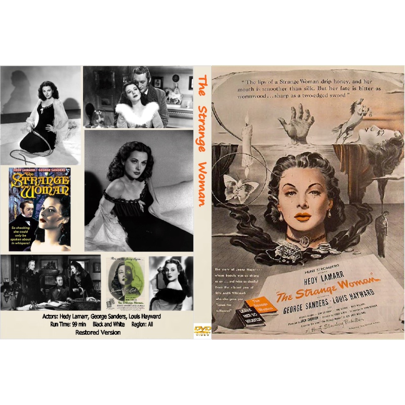 THE STRANGE WOMAN (1946) RESTORED DVD Hedy Lamarr George Sanders