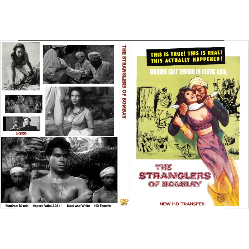 THE STRANGLERS OF BOMBAY (1959) DVD Guy Rolfe Allan Cuthbertson