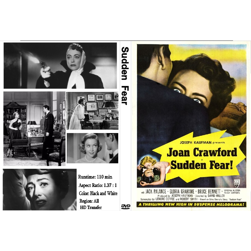 SUDDEN FEAR (1952) Joan Crawford Jack Palance