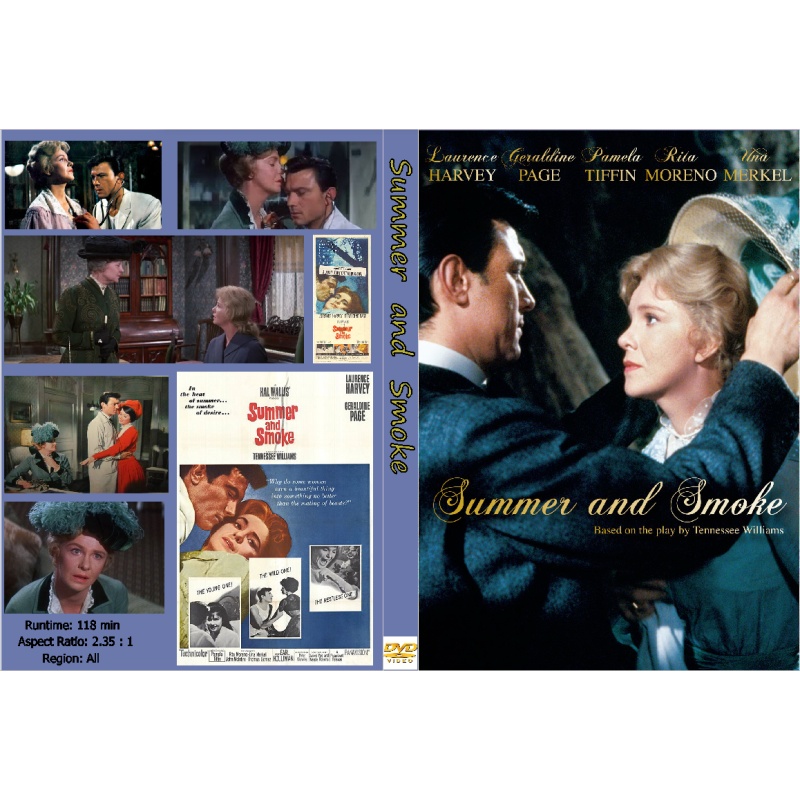 SUMMER AND SMOKE (1961) DVD Laurence Harvey Geraldine Page