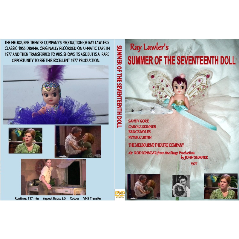 SUMMER OF THE SEVENTEENTH DOLL (1977) DVD RAY LAWLER'S THE MELBOURNE THEATRE COMPANY